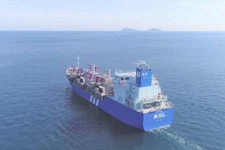Osaka Gas holds naming ceremony for first LNG bunkering vessel