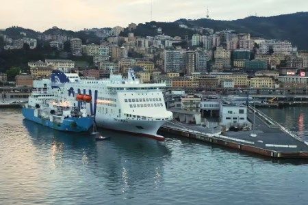 GNV Aurora completes first LNG bunkering in Genoa