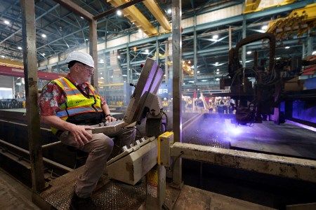 Matson new vessel construction programme marks two milestones